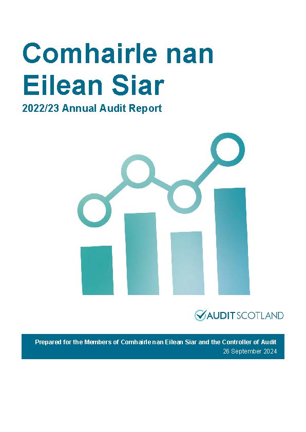 View Comhairle nan Eilean Siar annual audit 2022/23