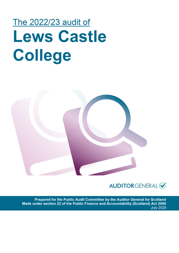 View The 2022/23 audit of Lews Castle College