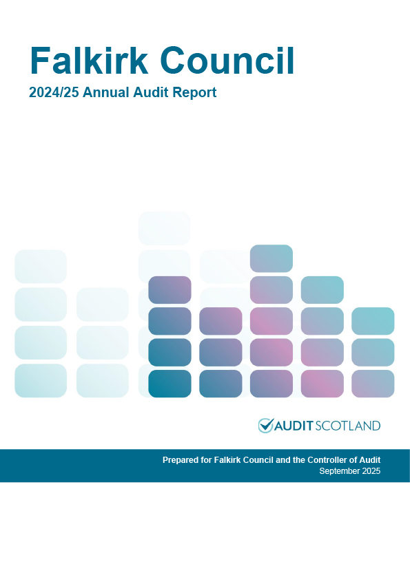 Publication cover: Falkirk Council annual audit 2024/25