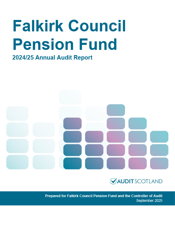 Publication cover: Falkirk Council Pension Fund annual audit 2024/25
