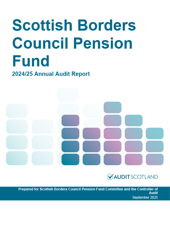 Publication cover: Scottish Borders Council Pension Fund annual audit 2024/25