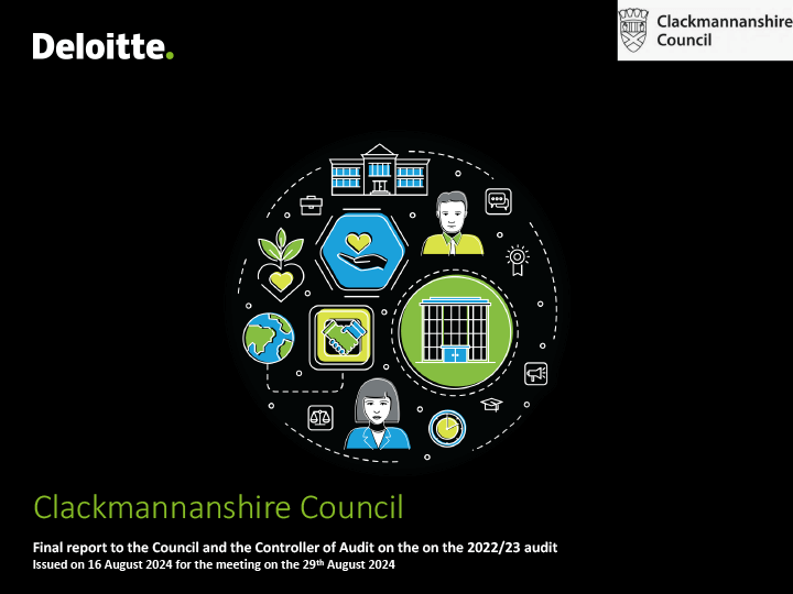 View Clackmannanshire Council annual audit 2022/23