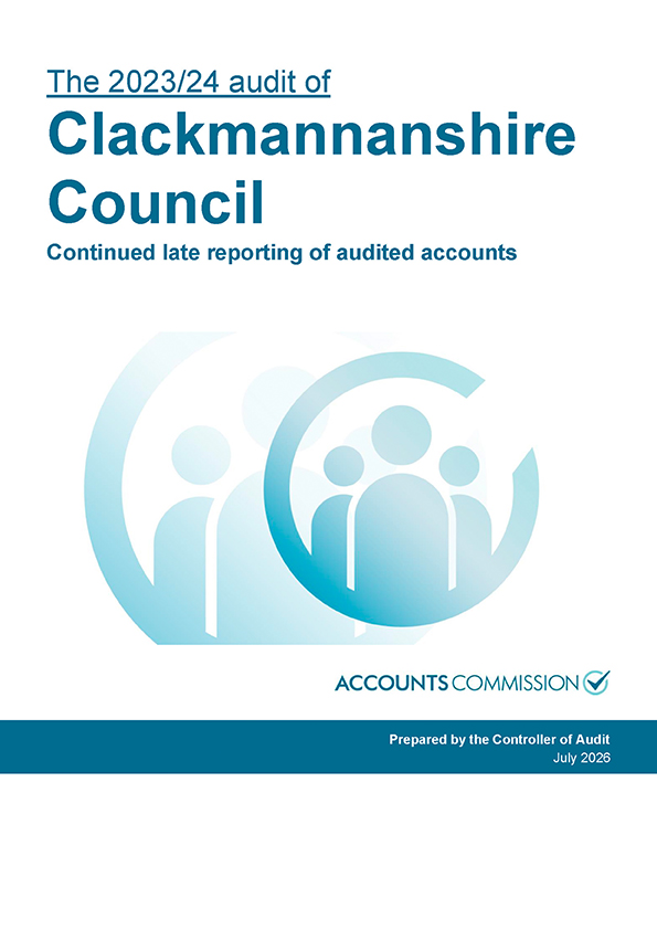 View The 2023/24 audit of Clackmannanshire Council