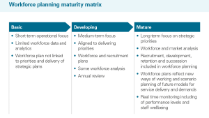Workforce planning maturity matrix