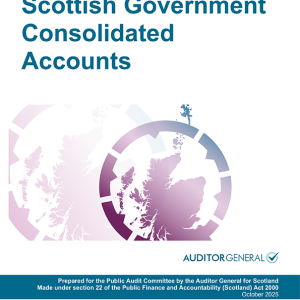 The 2024/25 audit of the Scottish Government Consolidated Accounts