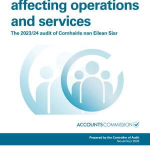 Cyber-attack affecting operations and services: The 2023/24 audit of Comhairle nan Eilean Siar