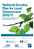 National Scrutiny Plan for Local Government 2010/11