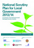 National Scrutiny Plan for Local Government 2013/14
