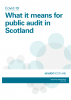 Covid-19: Impact on public audit in Scotland