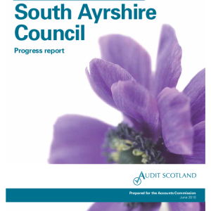 South Ayrshire Council: The audit of Best Value and Community Planning - progress report