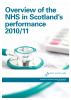 Overview of the NHS in Scotland's performance 2010/11