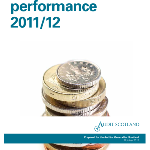 NHS financial performance 2011/12