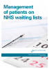 Management of patients on NHS waiting lists