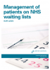 Management of patients on NHS waiting lists - audit update
