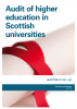 Audit of higher education in Scottish universities