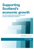 Supporting Scotland’s economic growth: The role of the Scottish Government and its economic development agencies