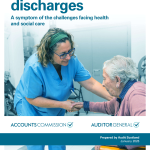 Delayed discharges: A symptom of the challenges facing health and social care
