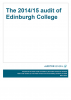 The 2014/15 audit of Edinburgh College