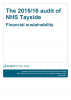 The 2015/16 audit of NHS Tayside: Financial sustainability