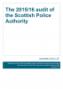 The 2015/16 audit of the Scottish Police Authority