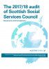 The 2017/18 audit of Scottish Social Services Council: Governance and transparency
