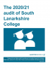 The 2020/21 audit of South Lanarkshire College